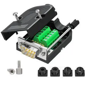 1pc DB9 DB15 DB25 DB26 DB37 Breakout Connector Solderless D-SUB RS232 Connector 3+9 VGA Male Female Plug(DB9 Male-Solid Core) 1pc DB9 DB15 DB25 DB26 DB37 Breakout Connector Solderless D-SUB RS232 Connector 3+9 VGA Male Female Plug(DB9 Male-Solid Core)
