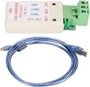 USB to CAN Analyzer Adapter Efficiency 232 to CAN Converter with USB Cable for CAN Bus Monitoring Data Analysis USB to CAN Analyzer Adapter Efficiency 232 to CAN Converter with USB Cable for CAN Bus Monitoring Data Analysis