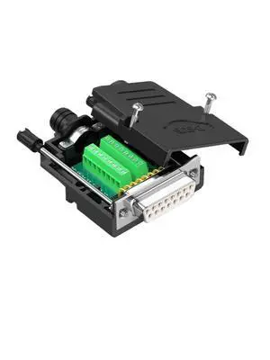 Thin DB15 Solder-Free Connector 15 Pin Male Female Connector D-SUB 15Pin Breakout Terminal Serial Port Adapter(FS-Solid Pin) Thin DB15 Solder-Free Connector 15 Pin Male Female Connector D-SUB 15Pin Breakout Terminal Serial Port Adapter(FS-Solid Pin)