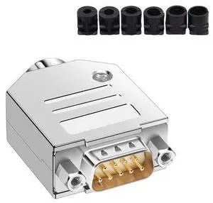 DB9 RS232/485 Plug with Metal Shell Male Female 9P Serial COM Port Connector D-SUB DB 9 Pin Soldering Connector(MNS) DB9 RS232/485 Plug with Metal Shell Male Female 9P Serial COM Port Connector D-SUB DB 9 Pin Soldering Connector(MNS)