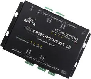 Ethernet RS422 RS485 RS232 Ethernet 4 Channel Serial Port Server E810-DTU(4RS1E) Processor Modbus RTU UDP TCP Data Transceiver Ethernet RS422 RS485 RS232 Ethernet 4 Channel Serial Port Server E810-DTU(4RS1E) Processor Modbus RTU UDP TCP Data Transceiver