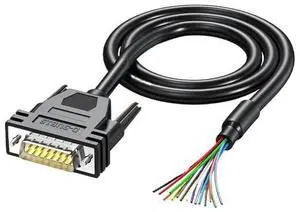1pc DB9 DB15 DB25 Connector Cable Male Female Plug Cord Shielded Signal Wire 9/15/25 Pin Com RS232 Serial Port Line(DB15 Male-P,0.5M) 1pc DB9 DB15 DB25 Connector Cable Male Female Plug Cord Shielded Signal Wire 9/15/25 Pin Com RS232 Serial Port Line(DB15 Male-P,0.5M)