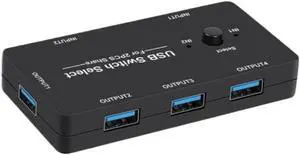USB Switch USB 2.0 Two in Four Out Switch USB Switch USB 2.0 Two in Four Out Switch