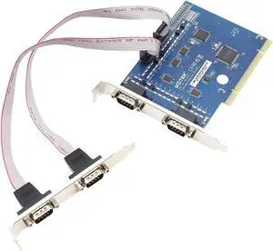 1PCS PCI to RS-232 Serial Card 4 Ports RS232 to PCI Converter DB9 COM Adapter UT-7704 1PCS PCI to RS-232 Serial Card 4 Ports RS232 to PCI Converter DB9 COM Adapter UT-7704