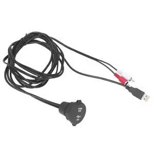 6ft USB 3.0 to Flush Mount Cable Kit for Car Dashboard Speed Data Transfer, Weatherproof Connection, Durably PVCABS Material, Installation for Stereo Audio Needs 6ft USB 3.0 to Flush Mount Cable Kit for Car Dashboard Speed Data Transfer, Weatherproof Connection, Durably PVCABS Material, Installation for Stereo Audio Needs