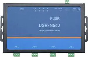 4 Serial Port RS232 RS422 RS485 to Ethernet Converter Server USR-N540 IOT Device Support Modbus MQTT(H7-4 Version) 4 Serial Port RS232 RS422 RS485 to Ethernet Converter Server USR-N540 IOT Device Support Modbus MQTT(H7-4 Version)