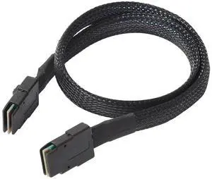 S-AS 8087 to 8087 Transfer Cable Replacement 50cm S-AS SFF 8087 to SFF 8087 Server Hard Disk Data Cable S-AS 8087 to 8087 Transfer Cable Replacement 50cm S-AS SFF 8087 to SFF 8087 Server Hard Disk Data Cable