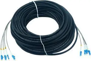 Outdoor Fibre Optic Cable, Singlemode, 4 Core, Waterproof and Tensile Resistant, Armoured Fibre, Wire Diameter 7mm, 30mm, 5m, 10m(FC-FC 10Meters) Outdoor Fibre Optic Cable, Singlemode, 4 Core, Waterproof and Tensile Resistant, Armoured Fibre, Wire Diameter 7mm, 30mm, 5m, 10m(FC-FC 10Meters)