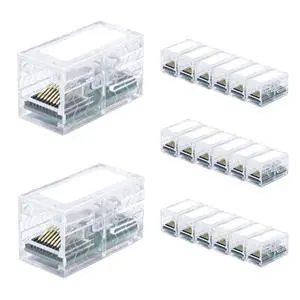 Female to RJ45 Ethernet Coupler Adapter for Cat5E Cat6 Cat7 Network Cable Extender(4PCS,Transparent) Female to RJ45 Ethernet Coupler Adapter for Cat5E Cat6 Cat7 Network Cable Extender(4PCS,Transparent)