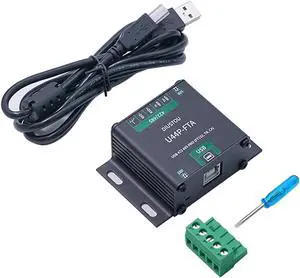 Industrial USB to RS422/RS485 Converter Adapter (FT232 + SP3485), Isolated USB Serial Module, USB-B Interface, 5P 5.0mm Screw Terminal, DIN Rail Mount, Up to 2Mbps, Stable Data Transfer Industrial USB to RS422/RS485 Converter Adapter (FT232 + SP3485), Isolated USB Serial Module, USB-B Interface, 5P 5.0mm Screw Terminal, DIN Rail Mount, Up to 2Mbps, Stable Data Transfer