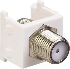 Coax Keystone Plated Coaxial Connector Keystone Jack Insert for Wall Plate Outlet(16PCS) Coax Keystone Plated Coaxial Connector Keystone Jack Insert for Wall Plate Outlet(16PCS)