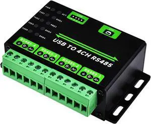 USB to RS485 Adapter, USB to 4 Way RS485 Converter Multi Systems for Industrial Control Data Collections, Instrumentations USB to RS485 Adapter, USB to 4 Way RS485 Converter Multi Systems for Industrial Control Data Collections, Instrumentations