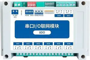 ModBus RTU Serial IO Module RS485 Interface 8DO 8 Digital Outputs Rail Installation 8~28VDC MA01-XXCX0080 ModBus RTU Serial IO Module RS485 Interface 8DO 8 Digital Outputs Rail Installation 8~28VDC MA01-XXCX0080