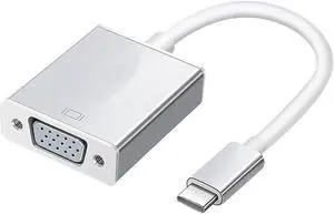 USB C to VGA Cable USB3.1 Type C to VGA Male Converter(Grey) USB C to VGA Cable USB3.1 Type C to VGA Male Converter(Grey)