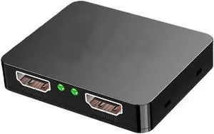 4K HDMI Splitter - M>oni>tor Extender with 1 in 2 Out, Full HD 1080P 3D Support, 5V USB Powered, Flat Floppy Connector, Cat 5 4K HDMI Splitter - M>oni>tor Extender with 1 in 2 Out, Full HD 1080P 3D Support, 5V USB Powered, Flat Floppy Connector, Cat 5