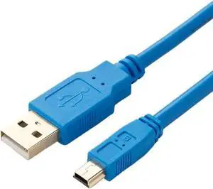 USB-Q Suitable Q Series Programming Cable USB-Q06UDEH Q03UDE USB to Mini Port Download Cable(Gold Plated (Blue),5m) USB-Q Suitable Q Series Programming Cable USB-Q06UDEH Q03UDE USB to Mini Port Download Cable(Gold Plated (Blue),5m)