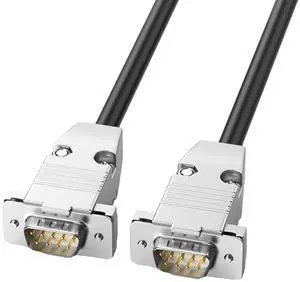 QMQJIA Gold Plated 9Pin Straight Connection Cable 28AWG Male Female 9-pin RS232 Data Wire Line for Computers QMQJIA Gold Plated 9Pin Straight Connection Cable 28AWG Male Female 9-pin RS232 Data Wire Line for Computers