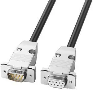 QMQJIA Gold Plated 9Pin Straight Connection Cable 28AWG Male Female 9-pin RS232 Data Wire Line for Computers QMQJIA Gold Plated 9Pin Straight Connection Cable 28AWG Male Female 9-pin RS232 Data Wire Line for Computers