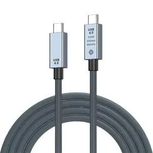 4 40Gbps USB4 Cable USB Type C to C 240W Fast Cable(1.5m) 4 40Gbps USB4 Cable USB Type C to C 240W Fast Cable(1.5m)