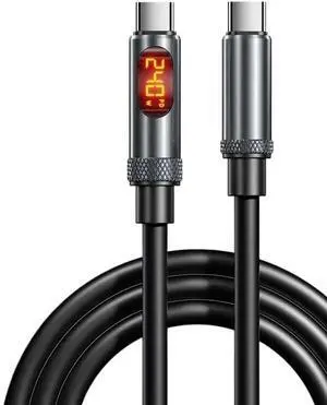 240W USB C to Type C Cable L1/ED Display Fast Cables t2y>pe-c PD 27W Data Cords(1.2M,Black-C to C) 240W USB C to Type C Cable L1/ED Display Fast Cables t2y>pe-c PD 27W Data Cords(1.2M,Black-C to C)