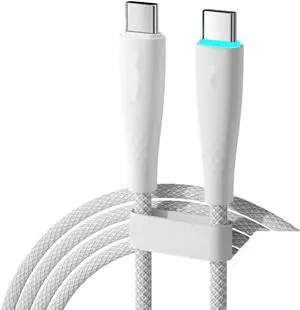 60W/100W USB C to C Fast Cable with USB 2.0 Enhanced core(2m White 60W) 60W/100W USB C to C Fast Cable with USB 2.0 Enhanced core(2m White 60W)