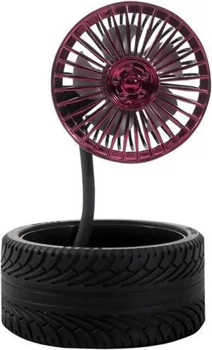 Quiet Performance USB Foldable Fan With Tire Shape 3 Speeds Folding Silent Desktop For Indoor Outdoor Easy to Carry(Red) Quiet Performance USB Foldable Fan With Tire Shape 3 Speeds Folding Silent Desktop For Indoor Outdoor Easy to Carry(Red)