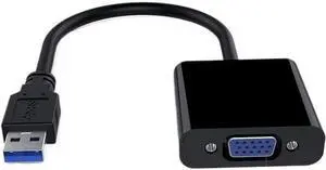 B 3.0 to VGA Adapter Cable Converter Male to Female for PC HD TV Computer Projector TV B 3.0 to VGA Adapter Cable Converter Male to Female for PC HD TV Computer Projector TV