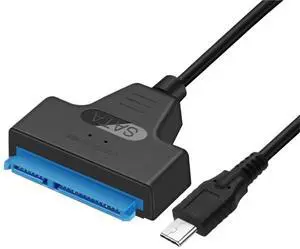 SATA to USB 3.0/2.0/Type-C Adapter Sata Cable Up to 6 Gbps Support 2.5 Inch External HDD SSD Hard Drive 22 Pin Sata(Type-C 22cm) SATA to USB 3.0/2.0/Type-C Adapter Sata Cable Up to 6 Gbps Support 2.5 Inch External HDD SSD Hard Drive 22 Pin Sata(Type-C 22cm)
