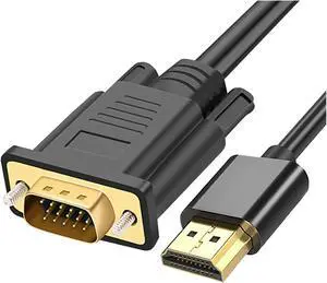 HDMI Input to V/GA Output Converter Plated pl-UG Adapter Cord 1080P for PC P;S/4 P;S/5 Switch TV Box Long Video Cord(5m) HDMI Input to V/GA Output Converter Plated pl-UG Adapter Cord 1080P for PC P;S/4 P;S/5 Switch TV Box Long Video Cord(5m)
