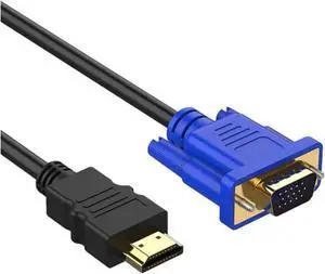 High Definition HDMI to V/GA Conversion Cord for DVD Player TV Connection No Network Required Video Line Consumer Electron(1m) High Definition HDMI to V/GA Conversion Cord for DVD Player TV Connection No Network Required Video Line Consumer Electron(1m)