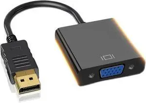 1080P DisplayPort DP to V/GA Adapter Cord Male to Female Converter for TV Box Projector PC 1080P DisplayPort DP to V/GA Adapter Cord Male to Female Converter for TV Box Projector PC