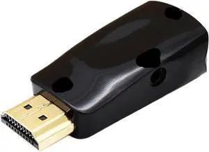 HDMI-Compatible Male to V/GA Female Adapter HD 1080P Cord Converter for PC TV Box Computer Display Projector(Black no Cable) HDMI-Compatible Male to V/GA Female Adapter HD 1080P Cord Converter for PC TV Box Computer Display Projector(Black no Cable)