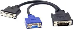 LFH DMS 59Pin Splitter Cord Male to 2 HDMI V/GA DVI DP Female Extension Adapter for Graphics Card Computer TV M>oni>tor Projector(DMS 59Pin-VGA DVI) LFH DMS 59Pin Splitter Cord Male to 2 HDMI V/GA DVI DP Female Extension Adapter for Graphics Card Computer TV M>oni>tor Projector(DMS 59Pin-VGA DVI)