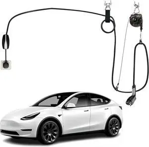 EV Charger Cable Retractor, Universal Cable Management System | Auto Retracting Reel, Ceiling or Wall Mount, Keeps Cables Off Floor, Compatible with Most Level 2 EV Chargers EV Charger Cable Retractor, Universal Cable Management System | Auto Retracting Reel, Ceiling or Wall Mount, Keeps Cables Off Floor, Compatible with Most Level 2 EV Chargers
