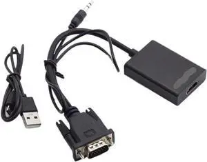 1080P Full HD V/GA to HDMI-Compatible Converter Cord Output Adapter for PC to HDTV Projector C3 1080P Full HD V/GA to HDMI-Compatible Converter Cord Output Adapter for PC to HDTV Projector C3