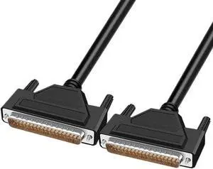 Extension Cable DB37 Male to Male to Female 2 Row 37 Pin Data Cord db37 High-Speed Shielded Wire Line(B-Male to Male,3 Meters) Extension Cable DB37 Male to Male to Female 2 Row 37 Pin Data Cord db37 High-Speed Shielded Wire Line(B-Male to Male,3 Meters)