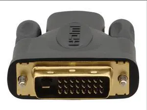 Kramer 99-9497001 1' AD-DM/HF DVI-D Male to HDMI Female Adapter Cable, 1 Foot, Black Kramer 99-9497001 1' AD-DM/HF DVI-D Male to HDMI Female Adapter Cable, 1 Foot, Black