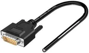 DB9 DB15 DB25 Connector Cable 24AWG 9/15/25 Pin Signal Line Male Female RS232 Serial Port Plug Shielded Data Wire(DB15 Male,1.5M) DB9 DB15 DB25 Connector Cable 24AWG 9/15/25 Pin Signal Line Male Female RS232 Serial Port Plug Shielded Data Wire(DB15 Male,1.5M)
