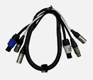 LASE 3 Ft TRIAMESE Shielded Ethercon RJ45 CAT 6, Audio All NEUTRIK & Power Cable LASE 3 Ft TRIAMESE Shielded Ethercon RJ45 CAT 6, Audio All NEUTRIK & Power Cable
