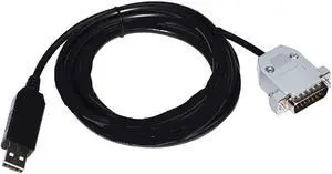 F&T>D*I FT232RL CHIP USB to RS232 / RS485 D-SUB 15 PIN DB15 Male Adapter Communication Program Cable for YOKOGAWA DD Drive DRVGIII(3M,RS485 Singal) F&T>D*I FT232RL CHIP USB to RS232 / RS485 D-SUB 15 PIN DB15 Male Adapter Communication Program Cable for YOKOGAWA DD Drive DRVGIII(3M,RS485 Singal)
