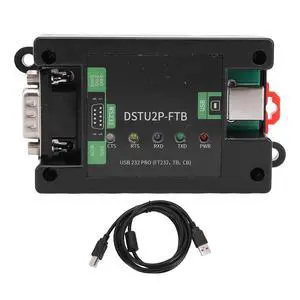 Jectse USB to RS232 PRO Serial Converter Module, Integrated Power Isolation Serial Adapter Module with Rail DB9 Male USB B Connector, Outstanding Performance Jectse USB to RS232 PRO Serial Converter Module, Integrated Power Isolation Serial Adapter Module with Rail DB9 Male USB B Connector, Outstanding Performance