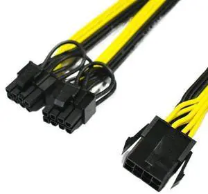 CPU 8-pin to 8P-pin Power Converter Cable, Suitable for Graphics GPU Graphics Card PCIE PCI-E Distributor CPU 8-pin to 8P-pin Power Converter Cable, Suitable for Graphics GPU Graphics Card PCIE PCI-E Distributor
