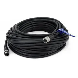Industrial M12 8 Pin Male to Female Aviation Sensor Connector Waterproof M12 A Code Shielded Signal Cable (15M/49.2ft) Industrial M12 8 Pin Male to Female Aviation Sensor Connector Waterproof M12 A Code Shielded Signal Cable (15M/49.2ft)
