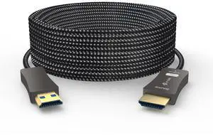 8K HDMI Fiber Optic Cable 30m(98.4ft), HDMI 2.1 Ultra High Speed 48Gbps 8K60Hz 4K120Hz Slim Braided Cable HDR/eARC HDCP 2.2/3D Compatible with PS3/4, Xbox, Projector, TV, DVD Player 8K HDMI Fiber Optic Cable 30m(98.4ft), HDMI 2.1 Ultra High Speed 48Gbps 8K60Hz 4K120Hz Slim Braided Cable HDR/eARC HDCP 2.2/3D Compatible with PS3/4, Xbox, Projector, TV, DVD Player