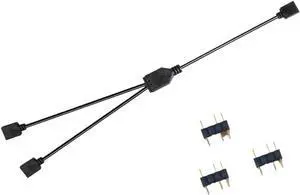 ARGB Splitter Cable 5V 3Pin and 12V 4Pin RGB Extension Cable(5V 3Pin) ARGB Splitter Cable 5V 3Pin and 12V 4Pin RGB Extension Cable(5V 3Pin)