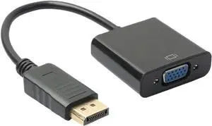 DP DisplayPort to DVI HDMI-Compatible Converter Video Cable Display Port D-Sub Adapter 1080P 720P HDTV M>oni>tor PC(DP to VGA) DP DisplayPort to DVI HDMI-Compatible Converter Video Cable Display Port D-Sub Adapter 1080P 720P HDTV M>oni>tor PC(DP to VGA)