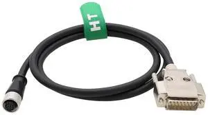 Cognex Data Cable M12 A-Coded 12 Pin Female to DB15 RS-232 in-Sight 7000 8000 Sensor 1m Cognex Data Cable M12 A-Coded 12 Pin Female to DB15 RS-232 in-Sight 7000 8000 Sensor 1m