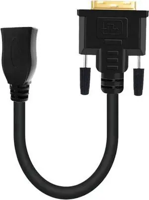 Display DVI to HDMI Cable Male to Female High-Definition Adapter Cable Bidirectional Mutual Conversion Short Cable Hdmi to Dvi24 Display DVI to HDMI Cable Male to Female High-Definition Adapter Cable Bidirectional Mutual Conversion Short Cable Hdmi to Dvi24