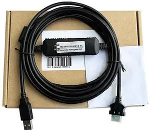 AICNRUT Universal PLC Programming Cable USB-KM13-1S Compatible with KM Series 3 Meter Data Transfer Cable for Industrial Automation Debugging Communication AICNRUT Universal PLC Programming Cable USB-KM13-1S Compatible with KM Series 3 Meter Data Transfer Cable for Industrial Automation Debugging Communication