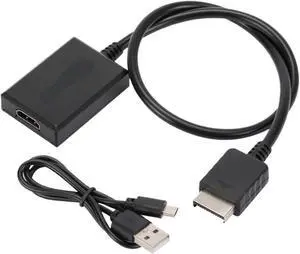 1080P PS-2 to HDMI-Compatible Converter Adapter 2 to HDMI Games Video Adapter Cable Supports PC All PS-2 Display Modes(Model C) 1080P PS-2 to HDMI-Compatible Converter Adapter 2 to HDMI Games Video Adapter Cable Supports PC All PS-2 Display Modes(Model C)